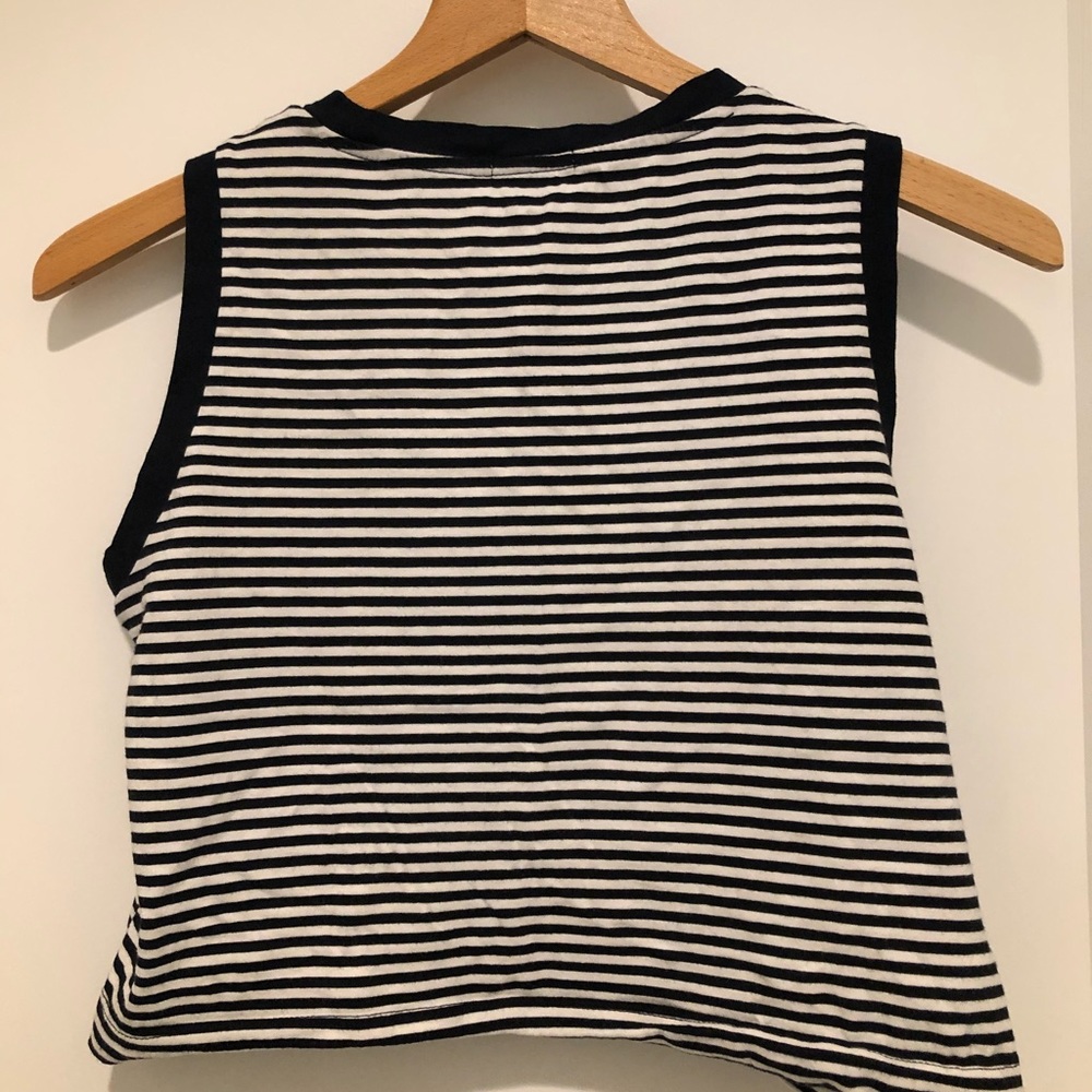 GAP Cropped Striped Tank - Picture 2 of 3